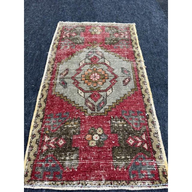 Contemporary Turkish Yastik Rug 1'9" x 3'1" For Sale - Image 3 of 5