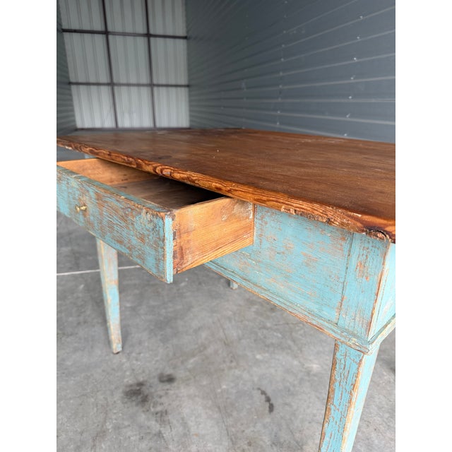 English 19th Century Primitive English Work Table For Sale - Image 3 of 13