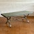 Iron & Green Marble Coffee Table For Sale - Image 9 of 9