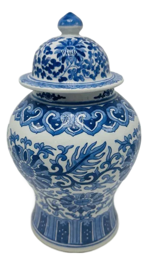 Vintage Chinoiserie Ginger Jar