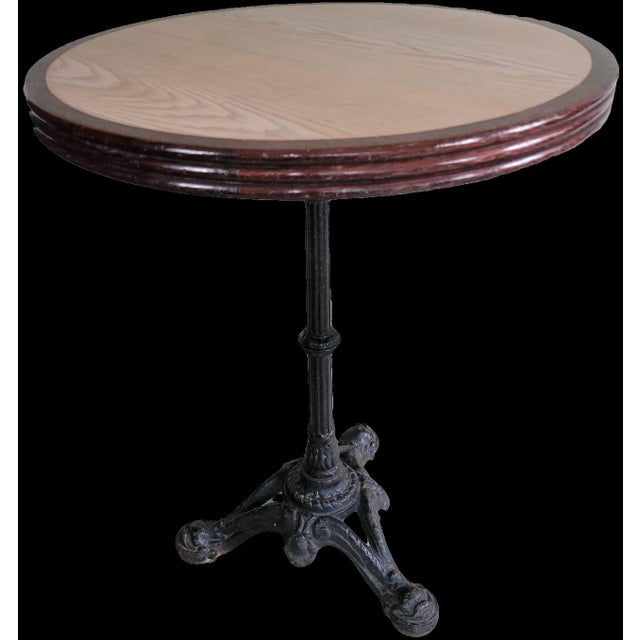 Parisian Bistro Table in Black Cast Iron, 1890s For Sale - Image 10 of 10