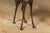 Mid-Century Modern Pair of Small Bronze Midcentury Giraffe Sculptures, American Art For Sale - Image 3 of 12