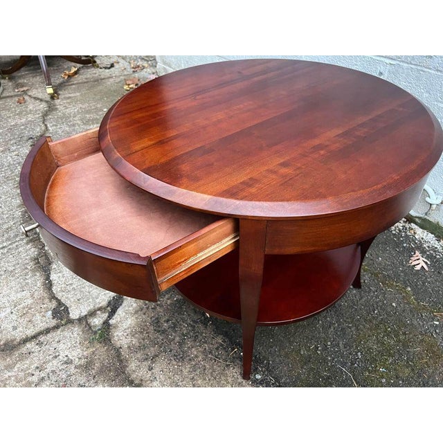 Art Deco 20th Century One Drawer 2 Tier Side Table. For Sale - Image 3 of 9