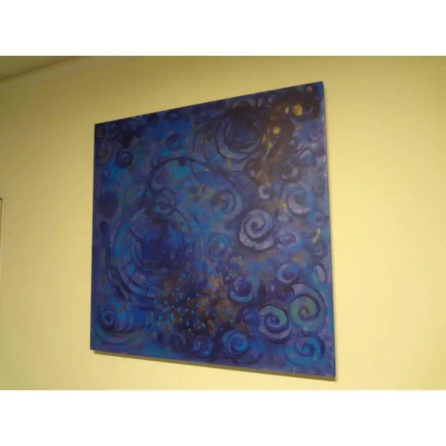 Abstract Abstract Acrylic on Canvas by Javier Barrionuevo For Sale - Image 3 of 10