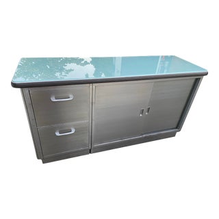 1970s Allsteel Vintage Mid Century Modern Credenza For Sale