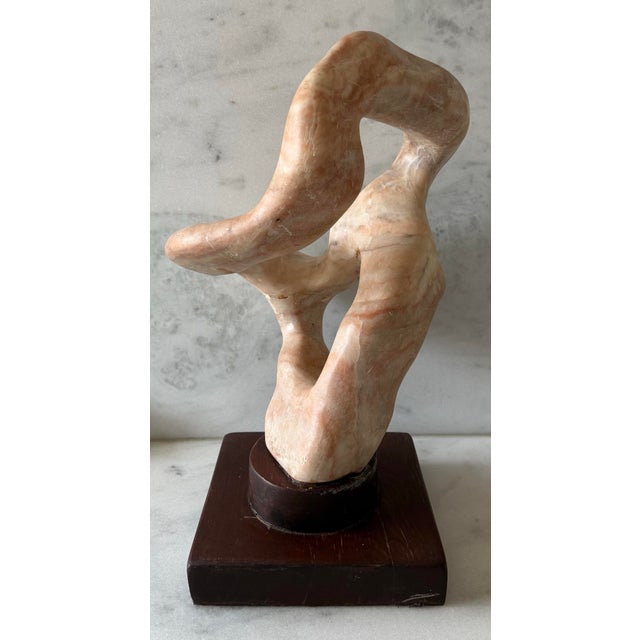 Large Vintage Stone Hand Carved Organic Sculpture For Sale - Image 4 of 12