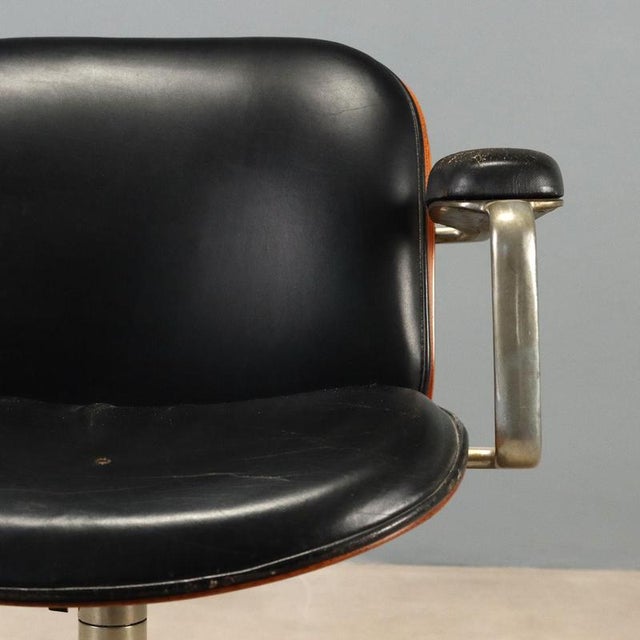 Swivel Armchair by Ennio Fazioli for MIM, 1960s For Sale - Image 5 of 14