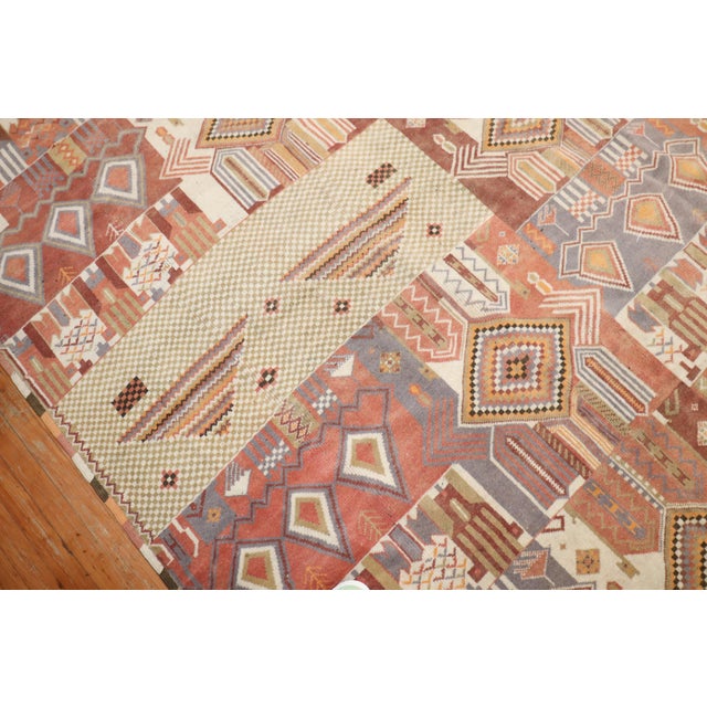 Vintage Oversize Moroccan Rug For Sale - Image 11 of 12