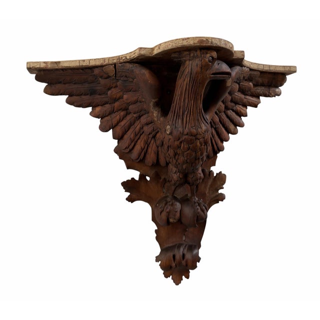 American Antique 18th C American Eagle Corbel Sconce Bracket - 1 of 2 Available For Sale - Image 3 of 5