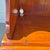 Brown Circa 1930s Rustic Farmhouse Maple Cupboard Cabinet W/ Slant Front Desk For Sale - Image 8 of 14