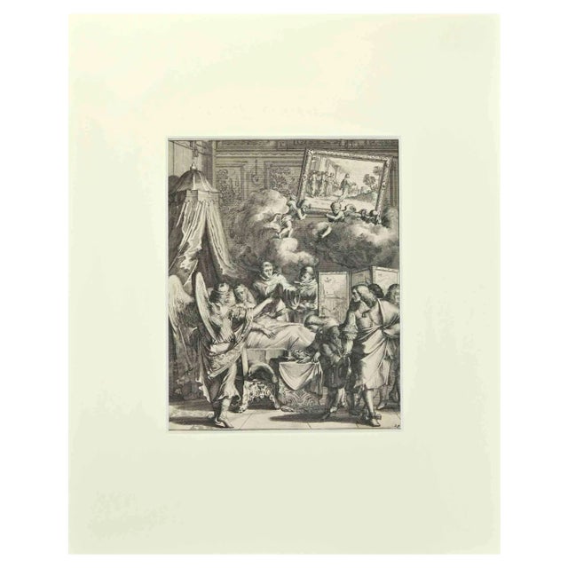Romeyn de Hooghe, La Manière de se Bien Preparer à La Mort, Etching, 1700 For Sale