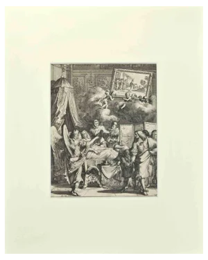 Romeyn de Hooghe, La Manière de se Bien Preparer à La Mort, Etching, 1700