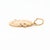 Vintage Signed American Charm Co 14k Gold Artist Palette & Brush Bracelet Charm For Sale - Image 10 of 15