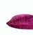 Modern Magenta Chenille 20x20 Throw Pillow With Feather Down Insert For Sale - Image 3 of 6