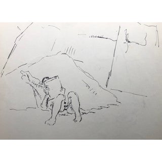 Reader on Caribbean Beach by Hayward Cirker For Sale
