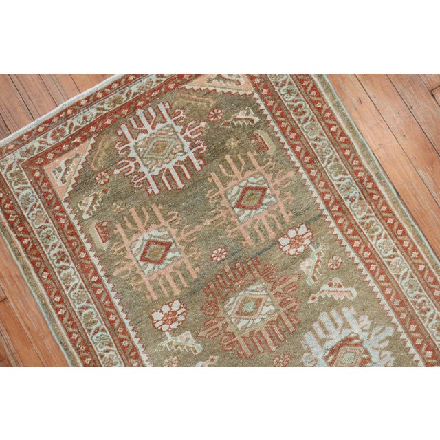 Early 20th Century Zabihih Collection Elegant Brown Persian Malayer Throw Rug - 2'6" x 4'9" For Sale In New York - Image 6 of 8