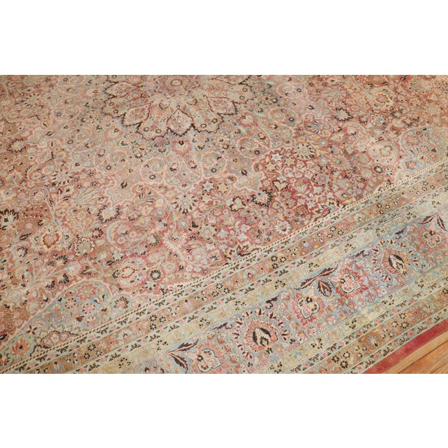 Antique Zabihi Collection Persian Meshed Carpet For Sale In New York - Image 6 of 12