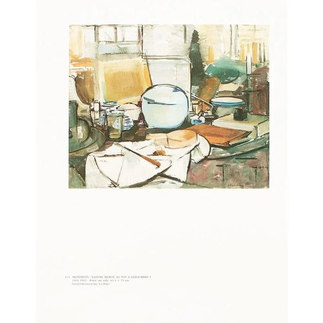 1991 After Piet Mondrian "Still Life With Gingerpot I ", Full-Color Parisian Print For Sale In Dallas - Image 6 of 7