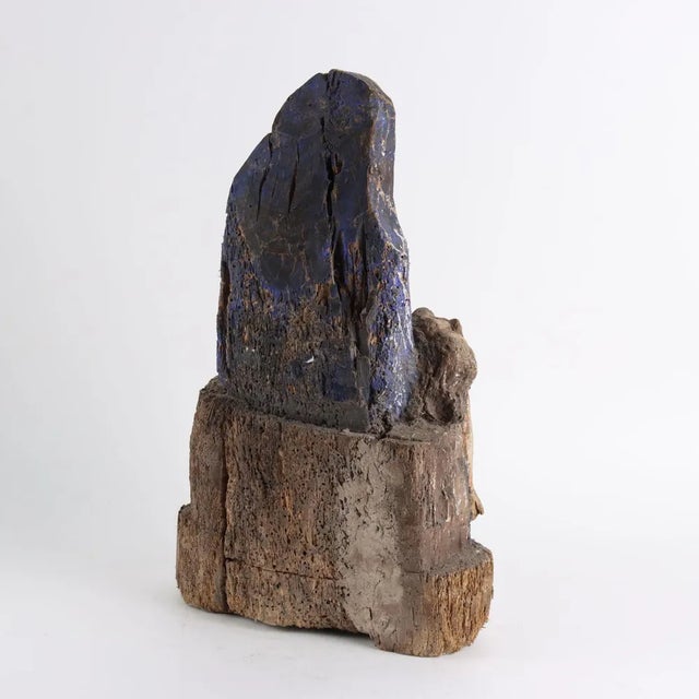 Brown La Pietà Wooden Sculpture For Sale - Image 8 of 11