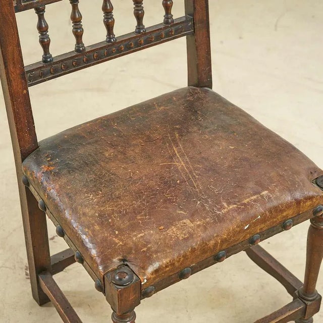 High -level chair: 80 Width: 40 Depths: 47 Sit Height: 41 This piece is attributed to the mentioned designer/maker. It has...