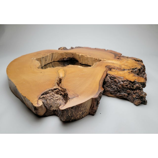 George Nakashima Live Edge Burlwood Mirror For Sale - Image 4 of 14