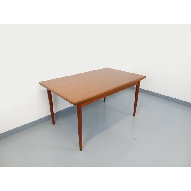 Vintage Scandinavian Rectangular Teak Dining Table with Extensions from Dyrlund, 1960s For Sale - Image 18 of 18