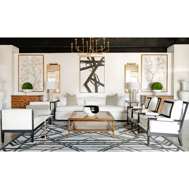 Black Framed White Daybed For Sale In Houston - Image 6 of 6