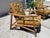 Mid-Century Modern Pair of Vintage Rattan Bamboo Armchairs by Crown Casual Furniture Corp. For Sale - Image 3 of 11