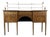 Mahogany Inverted Breakfront Sideboard with Brass Gallery, 19th Century For Sale