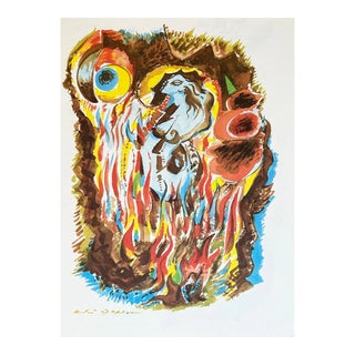 1970 Andre Masson Print Aurelia 9 For Sale