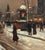 Edouard Cortes Place De Clichy in the Evening Oil For Sale In New York - Image 6 of 10