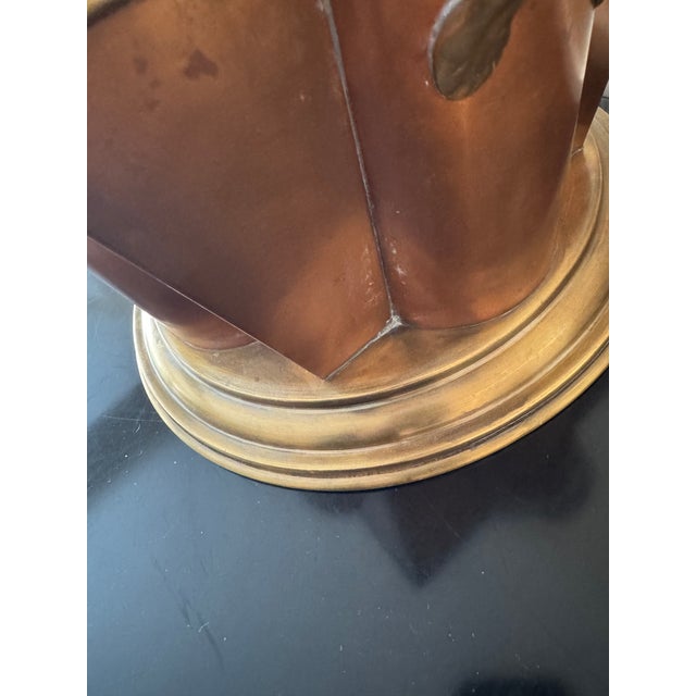 Art Deco Vintage Art Deco-Style Copper and Brass 4 Bottle Wine Chiller or Champagne Cooler For Sale - Image 3 of 8