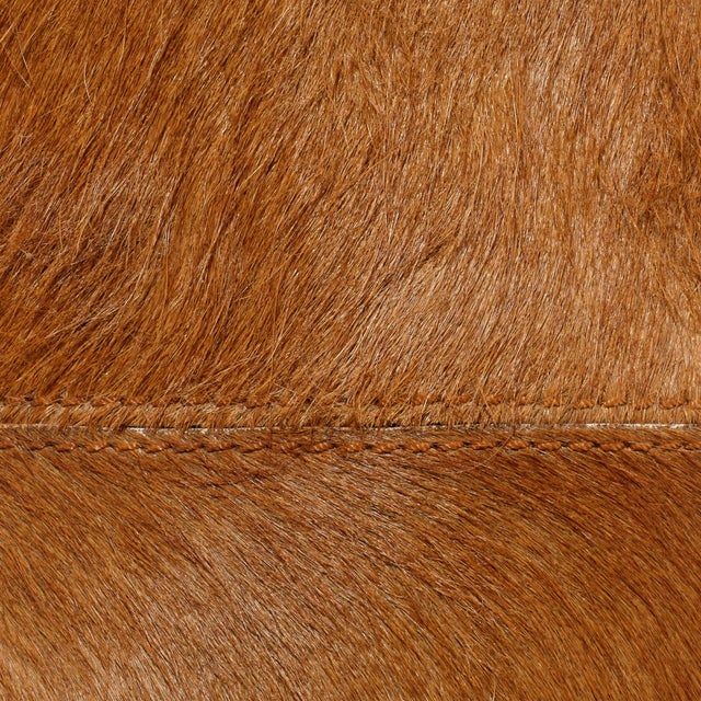 Jamie Young Robertson Floor Lamp, Saddle Brown Hide For Sale - Image 4 of 5