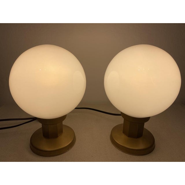 Mid-Century Modern Vintage Kozole Bedside Table Lamps, Former Yugoslavia, 1970s, Set of 2 For Sale - Image 3 of 13