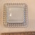 Early American antique square milk pressed glass dish or small platter is in excellent shape. It is the 19th century...