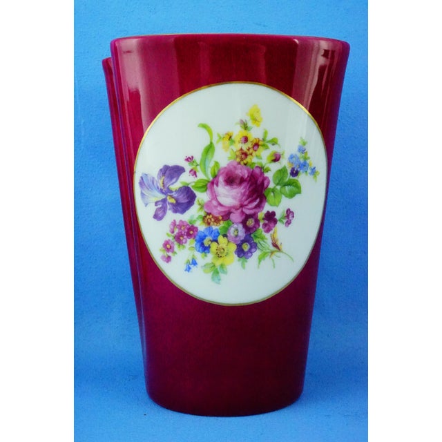 Vintage Porcelain Cartoccio-Shaped Vase by Guido Andlovitz for SCI Verbano, 1930s For Sale - Image 9 of 18