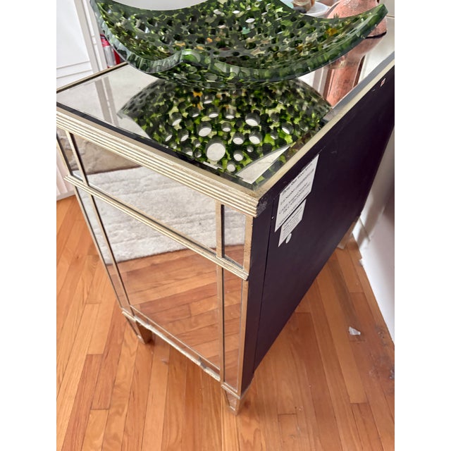 Horchow Collection Mirrored Dresser With 5 Drawers For Sale - Image 9 of 10