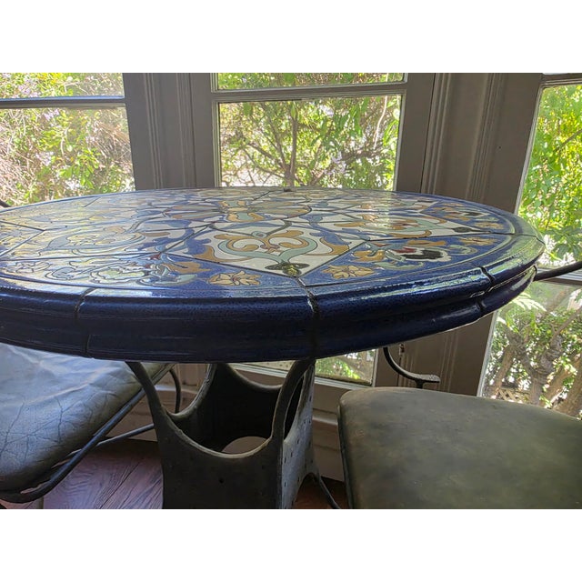 Arts & Crafts Mid 20th Century Custom Patio Set, 3 Pieces For Sale - Image 3 of 4