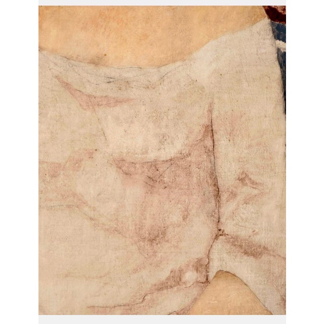 Contemporary Jacques Boeri, Large French Naive Oil Painting Jacques Boeri Fauvist Color Surrealist Fantasy For Sale - Image 3 of 8