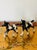 Shabby Chic Detailed Vintage Ceramic Horses Salt and Pepper Shakers Pair For Sale - Image 3 of 4