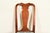 Henkel Harris Queen Anne Solid Cherry Wood Side Chairs or Dining Chairs, Pair For Sale In South Bend - Image 6 of 14