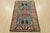 Tribal Heriz Rug 3’10” X 5’11” Blue Wool Vintage Tribal Hand-Knotted Oriental Carpet For Sale - Image 3 of 12
