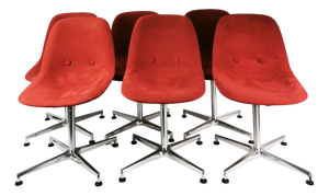Eyes Chairs by J. Foersom & P. Hiort-lorenzen for Erik Jorgensen, Denmark, 2009, Set of 6