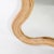 Wood Large Wavy Rattan Mirror For Sale - Image 7 of 14