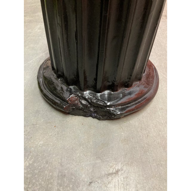 Black 1920s Art Deco Sculptural Hands Coffee Table Base For Sale - Image 8 of 9