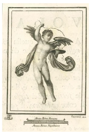 Francesco Cepparoli, Ancient Roman Fresco, Etching, 18th Century