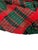 Textile Vintage Red Green Plaid Tartan Round Tablecloth & 4 Napkins Styled After Ralph Lauren Christmas For Sale - Image 7 of 8