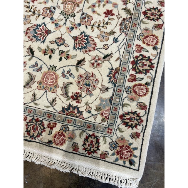 1990s Handwoven Persian Design Chinese Rug - 2'8" X 10'0" For Sale - Image 4 of 7