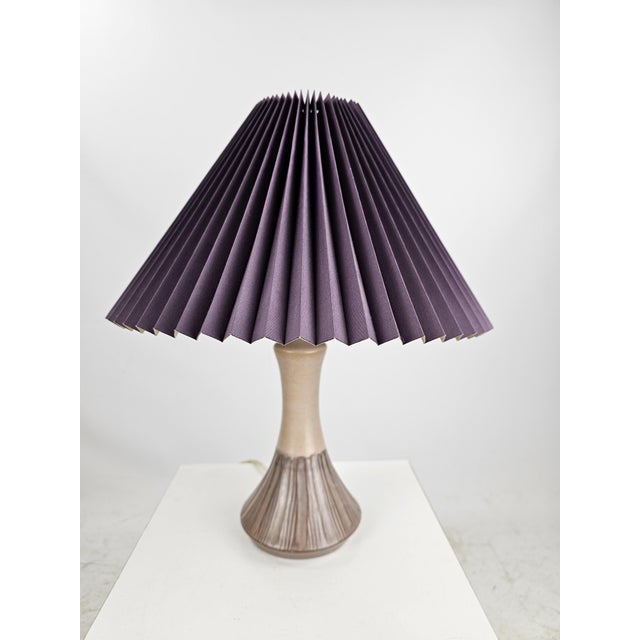 Danish Ceramic Table Lamp by Chris Haslev, 1960s For Sale - Image 4 of 13