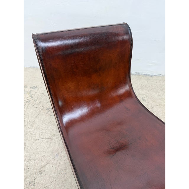 Gregorio Spini "Sutra" Distressed Leather Lounge Chairs for Kundalini - A Pair For Sale - Image 17 of 18